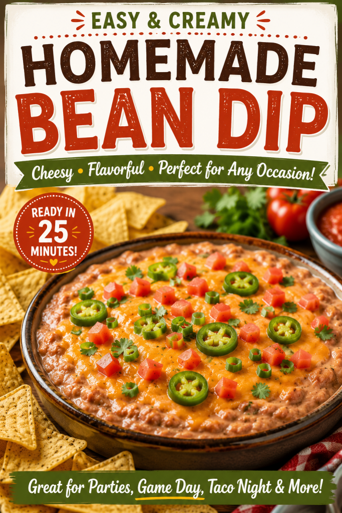 Homemade Bean Dip Recipe: Easy, Creamy & Cheesy 6 Easy and creamy homemade bean dip recipe ready in 25 minutes